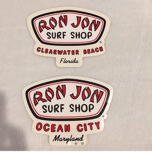 Ron Jon Surf Shop Stickers!